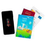 Triple Q: Funda personalizada con dos bolsillos para pasaporte y documentación de viaje..Funda para pasaporte.funda-reciclada-para-pasaporte-y-documentacion-de-viaje.png